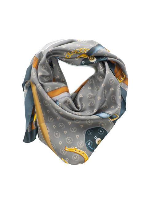 TWILL Foulard stampato grigio e blu - Sciarpe