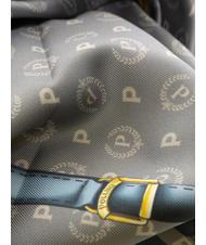 POLLINI TWILL Foulard stampato grigio e blu - Sciarpe - 3