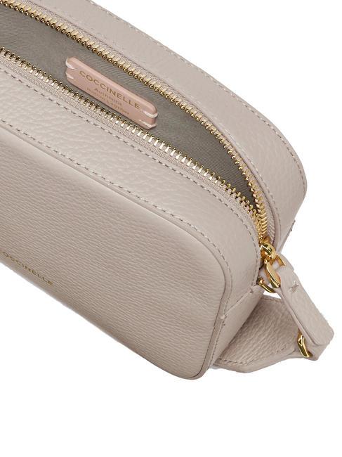 TEBE Borsa a tracolla in pelle martellata powder pink - Borse Donna