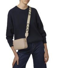 COCCINELLE TEBE Borsa a tracolla in pelle martellata powder pink - Borse Donna - 5