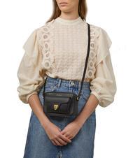 COCCINELLE BEAT SOFT Borsa tracolla pelle martellata Nero - Borse Donna - 5