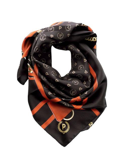 TWILL CHAIN Foulard stampato nero e rosso - Sciarpe