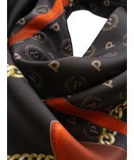 POLLINI TWILL CHAIN Foulard stampato nero e rosso - Sciarpe - 3