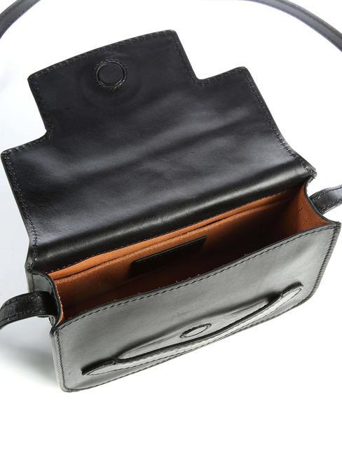 LUCREZIA Mini bag a tracolla Nero Oro - Borse Donna