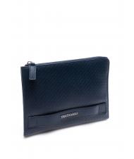 TRUSSARDI CAMPIONARIO Busta porta tutto in pelle stampata - Bustine & Necessaire