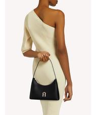 FURLA DIAMANTE Frame bag piccola Nero - Borse Donna - 6