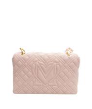LOVE MOSCHINO QUILTED Borsa a spalla trapuntata cipria - Borse Donna - 4