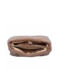 PINKO CLASSIC LOVE PUFF Borsa in pelle nappa biscotto zenzero-antique gold - Borse Donna - 5