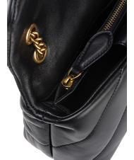 PINKO MINI LOVE BAG Borsa in nappa nero-antique gold - Borse Donna - 5