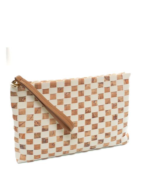 TWIST Pochette clutch piatta avorio - Borse Donna