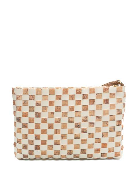TWIST Pochette clutch piatta avorio - Borse Donna
