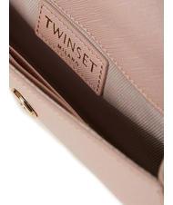 TWINSET OVAL T Pochette con tracolla catena misty pink - Borse Donna - 4