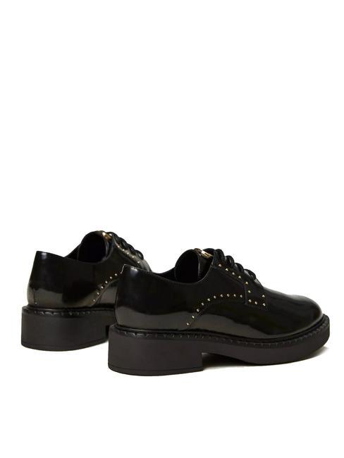 STUDS Scarpa stringata in pelle nero - Scarpe Donna