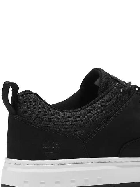 MAPLE GROVE Sneaker oxford in pelle nabuk JETBLACK - Scarpe Uomo