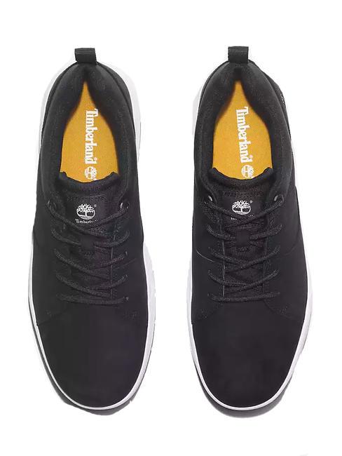 MAPLE GROVE Sneaker oxford in pelle nabuk JETBLACK - Scarpe Uomo