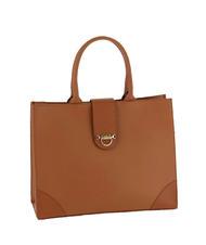 BORBONESE SAVOY DUETTO CAVIAR Borsa shopping pelle grande - Borse Donna