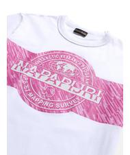NAPAPIJRI KIDS PINZON T-shirt in cotone Bright white - T-shirt Bambino - 3