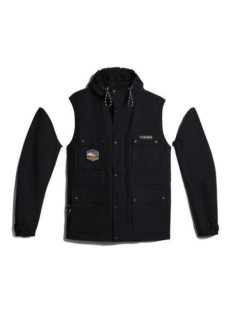 URBAN MODULAR Giacca con maniche amovibili black 041 - Giacche Uomo