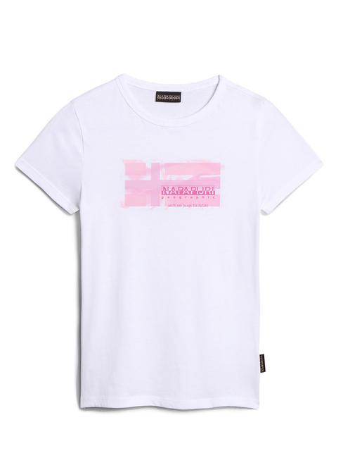 KIDS ZAMORA T-shirt in cotone flag pink fj3 - T-shirt Bambino