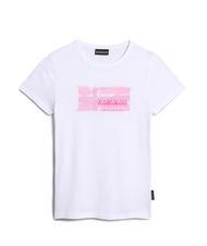 NAPAPIJRI KIDS ZAMORA T-shirt in cotone flag pink fj3 - T-shirt Bambino - 4
