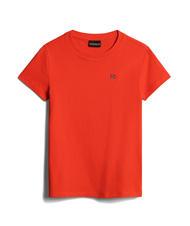 NAPAPIJRI K SALIS SS 2 T-shirt in cotone con micro bandiera red cherry r05 - T-shirt Bambino - 4