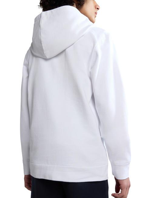 KIDS B-PINZON Felpa in cotone con cappuccio Bright white - Felpe Bambini