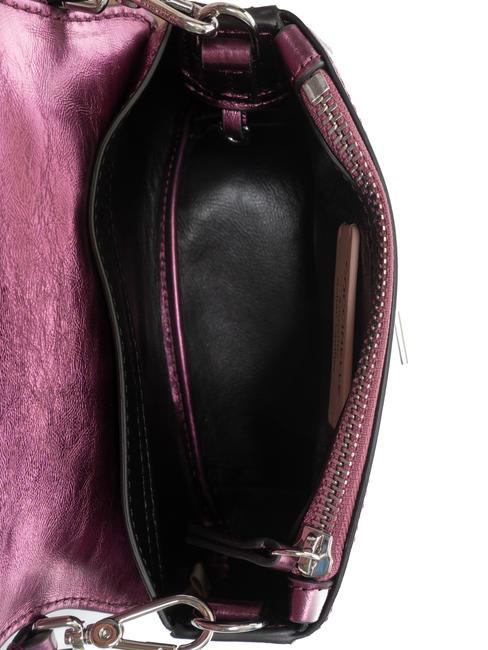 HIMMA Pochette in pelle laminata pulp pink - Borse Donna