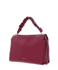 COCCINELLE BOHEME GRANA DOUBLE Borsa in pelle martellata con tracolla garnet r/pulp p - Borse Donna - 2