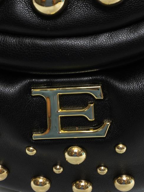 PRINCESS Borsa flap con borchie black gold - Borse Donna