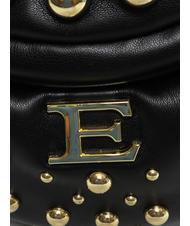 ERMANNO SCERVINO PRINCESS Borsa flap con borchie black gold - Borse Donna - 3