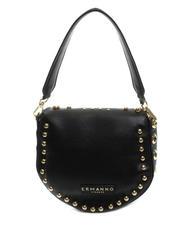 ERMANNO SCERVINO PRINCESS Borsa flap con borchie black gold - Borse Donna - 4