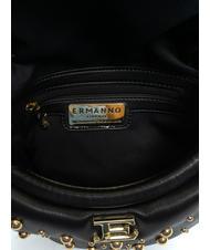 ERMANNO SCERVINO PRINCESS Borsa flap con borchie black gold - Borse Donna - 5