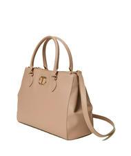 TWINSET OVAL T Borsa tote con tracolla light taupe - Borse Donna - 2