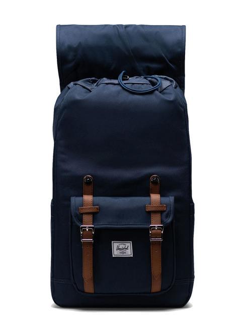 LITTLE AMERICA  Zaino misura standard navy tan - Zaini Scuola & Tempo Libero