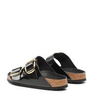 BIRKENSTOCK ARIZONA Big Buckle Sandalo ciabatta in pelle shine black - Scarpe Unisex - 4