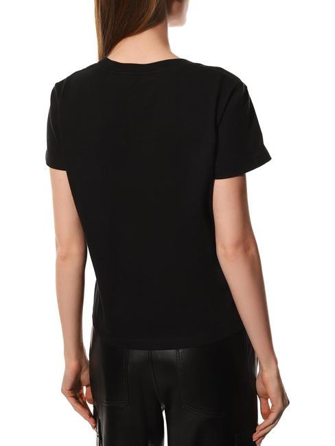 LOGO RING T-Shirt in cotone NERO - T-shirt e Top Donna