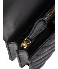 PINKO MINI LOVE BAG Borsa one chevron nero-antique gold - Borse Donna - 6