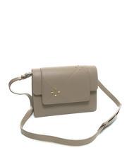 BORBONESE CARRE Tracolla con patta tortora - Borse Donna - 2