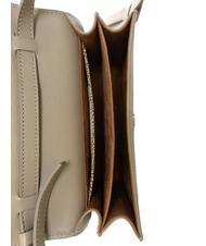 BORBONESE CARRE Tracolla con patta tortora - Borse Donna - 5