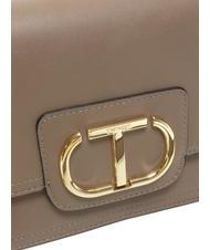TWINSET OVAL T Tracolla con patta taupe - Borse Donna - 3