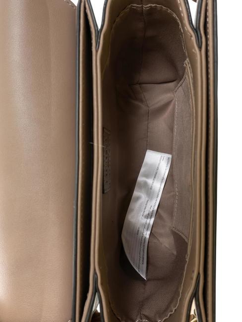OVAL T Tracolla con patta taupe - Borse Donna