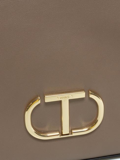 OVAL T Frame bag a spalla taupe - Borse Donna