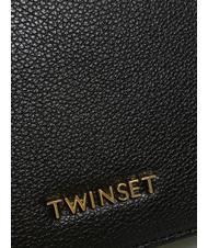 TWINSET NEW OVAL T Borsa con manico a catena nero - Borse Donna - 3