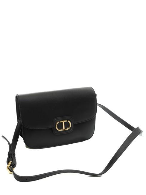 OVAL T Borsa a tracolla con patta nero - Borse Donna