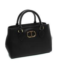 TWINSET OVAL T Borsa a mano con tracolla nero - Borse Donna - 2
