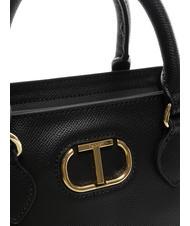 TWINSET OVAL T Borsa a mano con tracolla nero - Borse Donna - 3