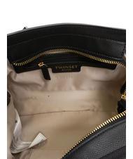 TWINSET OVAL T Borsa a mano con tracolla nero - Borse Donna - 5