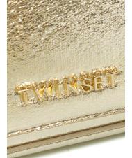 TWINSET CLUTCH Borsa laminata platino - Borse Donna - 3