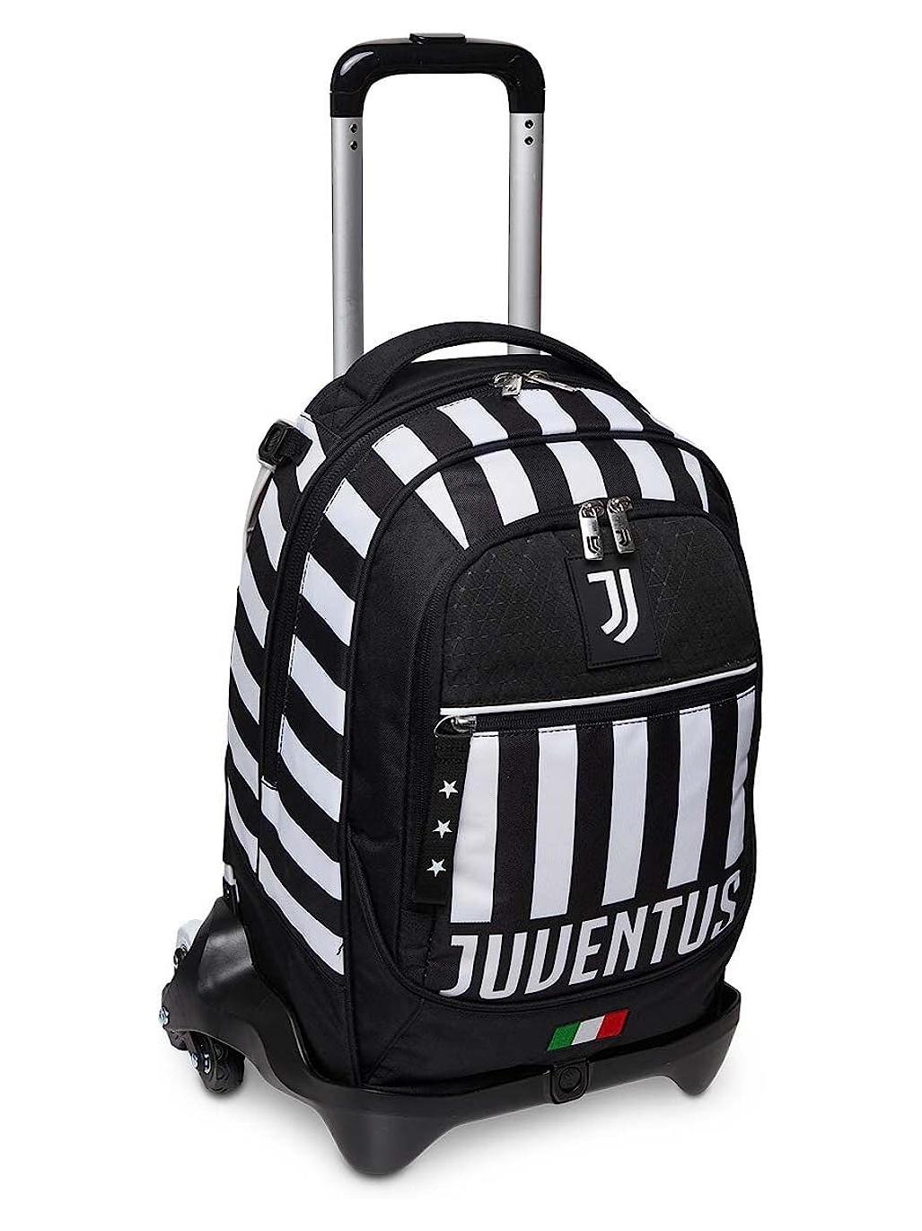 Juventus Glorious Win Jack Zaino Trolley Sganciabile, 3 Ruote Nero