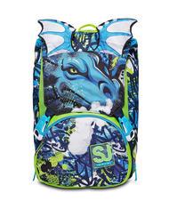 SJGANG DRAGGHY BOY Zaino grande espandibile acid green - Zaini Scuola & Tempo Libero - 2